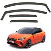 AirFlux Set di 4 deflettori d'aria compatibili con Opel Corsa F/Opel Corsa F 5 porte Hatchback 2020, 2021, 2022, 2023, 2024, 2025.