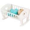 Toyvian 1set Miniature Crib Model Decorazionper Casa Delle Bambole Accessori Per Miniature Per Ambienti Domestici e Decorazioni Di Modelli