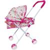 Perfeclan Passeggino per Bambole, Carrozzina per Bambole, Facile da riporre, Giocattolo per Bambini dai 3 Anni in su, Collezione di passeggini di Simulazione, Modello Leone