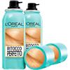 L'OREAL PARIS 2x L'Oréal Paris Ritocco Perfetto Biondi Spray Istantaneo per Capelli Bianchi Copertura Temporanea Radici Fino a 25 Applicazioni - 2 Flaconi da 75ml ciascuno