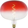Suprema, Lampadina LED Decorativa Vintage Apple, Filamento Spirale, Dimmerabile, Luce Calda, Attacco E27 (Rosso)