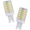 Ruihua G9 10W LED Lampadina(Equivalente a Lampada Alogena da 100W) 6000K Bianco Freddo Non Dimmerabile Lampadina G9 Angolo Fascio 360° 1000LM AC220-240V,2 Confezioni