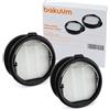 BAKUUM Confezione da 2 filtri per Conga Rockstar 9500 Advance Ergowet | Rockstar 11500 Odyssey Ergoflex | Rockstar 11500 Odyssey Ergowet (non adatto per 9500 Lunar e per 11500 Odyssey Station)