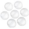 Cheriswelry 100Pcs 30mm Cabochon in vetro semicircolare trasparente piatto posteriore cupola piastrella per cammeo foto ciondolo fai da te decorazione artigianato gioielli fabbricazione