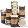 Love Nature Bicchieri Usa e Getta 180 ml - 50 Pezzi Bicchierini Caffè - Bicchieri di Carta Monouso Biodegradabili Cappuccino, Acqua u The