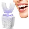 Nastopee Spazzolino Da Denti Automatico Ultrasonico,3 Livelli Di Intensità,Timer 45S, Forma Di U,Ipx7 Impermeabile,Spazzolino Ad Ultrasuoni Per Adulti