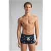 Intimissimi Boxer Cotone Superior Stampa Birra Blu