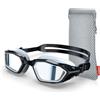 Findway Occhialini Nuoto, Protezione Anti-fog/UV, Occhialini Piscina Polarizzati per Uomini Donne Giovani con Nasello di Ricambio, Nessuna Perdita, Visione Chiara