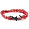 aninu Bracciale Squalo con App Monitoraggio - Adozione Simbolica Squalo, Bracciale Surfista Paracord Ciondolo Squalo Acciaio, Amicizia Coppia Regalo Uomo Donna Bambini, 7 Colori