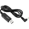 PATIKIL 6W 1A USB Step Up Tensione Convertitore, DC 5V a DC 9V Alimentazione Fornitura Adattatore 90 Gradi Angolo 4.0x1.7mm Cavo per Router LED Lampada Altoparlanti