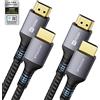 Stouchi Certificato Cavo HDMI® ad altissima velocità 2m (confezione da 2),Touchi 8K HD 48 Gbps ad alta velocità 8K60 4K120 144 Hz RTX 3080 eARC HDR10 4:4:4 HDCP 2.2 e 2.3 Dolby compatibile con PS5/Xbox