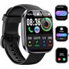 uaue Smartwatch Uomo Donna, 2025 AI 1.91 Orologio Fitness Tracker, Chiamate Bluetooth e Voce AI, Quadrante AI, Analisi della salute AI, Cardiofrequenzimetro, 115+Sportive Smart Watch, Impermeabile IP68