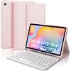 WAVATA Tastiera per Samsung Galaxy Tab S6 Lite 10.4 2024/2022/2020, Custodia Tastiera per Samsung Tab S6 Lite Magnetica Italiano QWERTY Layout Bluetooth Rimovibile, Rosa