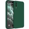 Topme Cover per HUAWEI P20 (5.8 Inches) Custodia Case, Protezione Della Pelle Della Custodia in Silicone Tpu - Verde scuro