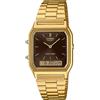 Casio Orologio Cronografo Bambino Vintage Oro trendy cod. AQ-230GA-5AMQYES