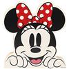 Open Road Brands, decorazione Shelf Sitter Disney Minni, in legno spesso, per camera dei bambini, sala giochi o ufficio