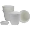 The HC Companies Fioriere, bianco, 20,3 cm (confezione da 6)