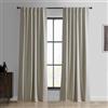 HPD Half Price Drapes Tende oscuranti in tinta unita essenziali per camera da letto, lunghezza 213 cm (1 pannello), isolamento termico, per soggiorno, con tasca per bastone, 127 x 213 cm (larghezza x