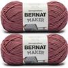 Bernat Maker marmellata, 2 confezioni da 250 g 72% cotone 28% nylon, n.5, grosso 290 m, per maglieria, uncinetto e amigurumi