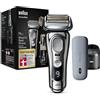 Braun Series 9 Pro Premium - Rasoio elettrico con testa di rasatura 4 + 1, rasoio elettrico da uomo, ProLift Trimmer, PowerCase, stazione di pulizia 5 in 1, prodotto in Germania, Wet&Dry, 9496cc,