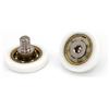 Vetroricambi.it Cuscinetti Box Doccia VR - Kit 2 Pezzi Rotelle a Sfera di Ricambio per Ante Doccia a Scorrimento diametro 25 mm Cesana