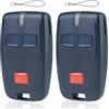 SELURK 2 Pezzi Telecomando Cancello BFT 433,92 MHz Universale per Cancelli, Porte Garage Automazione Compatibile BFT Mitto 2, Mitto B, RCB2 RCB02, Rolling Code, Facile da Programmare, Batteria Inclusa