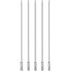 QUARKZMAN 5 punte Torx di sicurezza T15 da 1/4, codolo esagonale da 8, in acciaio S2, magnetiche, a prova di manomissione, testa Torx con foro per cacciaviti