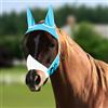 Vylyciy Maschera Antimosche Cavallo,Maschera Mosche Cavallo Rete Morbida,Maschera Antimosche per Cavallo,Maschera Anti Mosca Cavallo,Maschera Antimosche Cavallo Horses Cob Full,Protezione UV, Blu