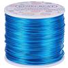 BENECREAT 150m Filo di Alluminio Anodizzato che fa Bordare Fili di Alluminio per Mestiere Design Gioiello(1mm - Cielo Blu)