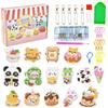 xyuayamz Diamond Painting Kit Completo, 5D Diamond Painting Bambina, Lavoretti Creativi per Bambini, Diamantini Crystal Art per le Stampe Animali, Kit Pittura Bambini da Appendere a Portachiavi e Zaini