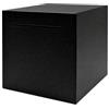 MEIYAXINWIN Salvadanaio Nero in Acciaio Inox, Salvadanaio Non Apribile, 12 x 12 x 12 cm, Salvadanaio a Forma di Maialetto per Monete e Banconote, Salvadanaio per Adulti e Regalo per Bambini