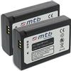 mtb more energy 2x Batteria BP1410 per Samsung Smart Camera NX30, WB2200F (7,6V - 1200mAh - con INFOCHIP)