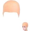 Yeenano Bald Cap Calvo,Pelata Finta,Pelle Spesso Bald Berretto Calvo in Lattice Adulti Parrucca Calvo Uomo Teschio di Pelle Calotta Parrucca Cosplay per Costume Halloween Adulti Bambini