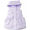 BESTORI Smanicato Bambini Piumino Senza Maniche Gilet con Cappuccio con Tasche Antivento Leggero Ragazze Cerniera Giacca Calda, Viola, 4-5 anni