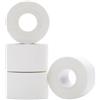 TAKIMEZY 4 rotoli di nastro sportivo bianco, 3,8 cm x 10 m, nastro adesivo sportivo, per calcio, pallavolo, per tutti gli sport, forte aderenza, strappabile e delicato sulla pelle