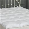 SUFUEE Coprimaterasso trapuntato alternativo in peluche, spessore 5,1 cm, soffice e solido, con 4 cinghie, qualità alberghiera (Twin XL)