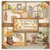 Stamperia - Scrapbook Paper Pad for Scrapbooking, Albums, Card Making, Bullet Journalling and More, Acid Free, Single Face, Perfect for Hobbies, Crafts and Gifting (Golden Harmony) (30,5 x 30,5 cm)
