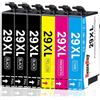 HenceBuy 29XL Cartucce d'inchiostro Compatibili con Epson 29 XL Multipack per Expression Home XP-342 XP-352 XP-452 XP-332 XP-245 XP-442 XP-235 XP-355 XP-455 XP-247 XP-432 XP-435 (6 Pack)