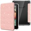 MoKo Custodia per Kindle Paperwhite 12a Gen & Colorsoft 2024,Ros Bri | Cover Leggera con per eBook Reader in TPU Morbido Auto Sveglia/Sonno