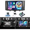 SIXWIN [2+64G]SIXWIN Android 13 Autoradio per Mercedes-Benz Smart Fortwo 2011-2015, 9 Pollici 1080P HD TouchScreen Schermo Navigatore con Mirror Link WiFi RDS FM USB Bluetooth Comandi al Volante+Retrocamera