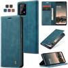 owlhold Cover Samsung A32 Custodia (Non per 4G) Magnetica Portafoglio Flip[Antiurtoo][Cavalletto][Carta Fessura] Cover Pelle per Samsung Galaxy A32 5G/M32 5G -Blu verde