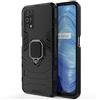 TANYO Cover per Oppo Realme 7 5G, Custodia TPU/PC Hybrid Custodie con 360° Supporto, Antiurto Guscio Protezione Bumper Case Caso, Nero