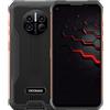 DOOGEE 5G Rugged Smartphone DOOGEE V10, Batteria 8500mAh, Termometro Frontale Infrarossi, 6,39''Android 11 Impermeabile Antiurto robusto, Fotocamera 48MP,Ricarica Wireless,8GB+128GB Dual SIM Arancia