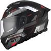 MT HELMETS MT Atom 2 SV System Casco Bast opaco nero rosso (XL)