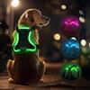 Feycig Pettorina luminosa per cani di grossa taglia - Imbracatura per cani a LED ricaricabile regolabile regolabile pettorina riflettente, 3 modalità di illuminazione, imbracatura luminosa ad alta