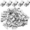 Lnngub 50 clip per cavi a energia solare, in acciaio inox, fotovoltaico, 22,5 mm, per rimorchio, pannello solare, morsetti per cavi e cavi