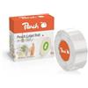 Peach Nastro termoadesivo tansparent | 14 x 40 mm | 180 etichette per rotolo | PE102A