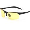 SagaSave Occhiali da sole sportivi di sicurezza, occhiali da sole polarizzati per ciclismo, pesca, corsa, guida, anti riflesso UV400, lenti gialle