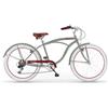 MBM HONOLULU MAN CRUISER CUSTOM 26'' BICICLETTA UOMO BIKE 6S VERDE