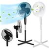 AIGOSTAR VENTILATORE PIANTANA REGOLABILE SILENZIOSO POTENTE 40 WATT IN 2 COLORI AIGOSTAR